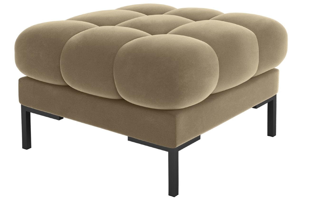 Micadoni Sametová podnožka Mamaia 60 x 60 cm