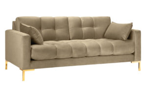 Micadoni Sametová pohovka Mamaia 152 cm