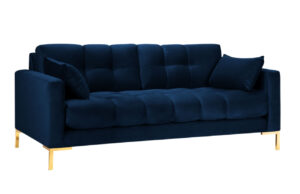 Micadoni Sametová pohovka Mamaia 152 cm