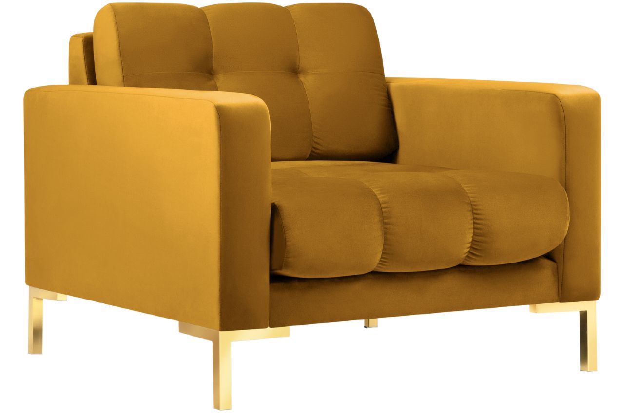 Micadoni Sametové křeslo Mamaia