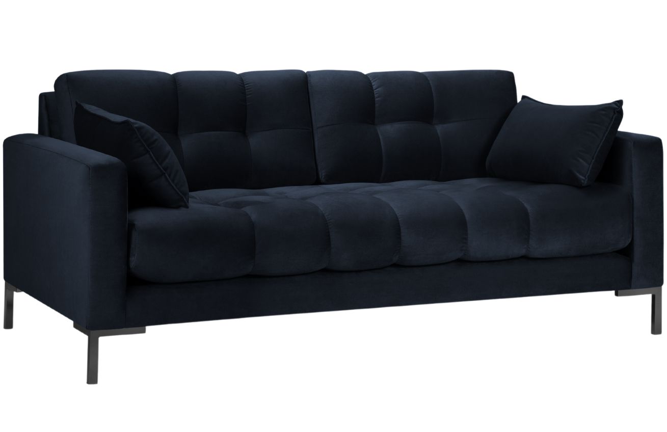 Micadoni Sametová pohovka Mamaia 152 cm