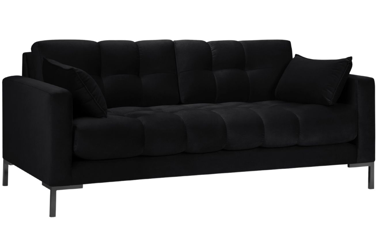 Micadoni Sametová pohovka Mamaia 152 cm