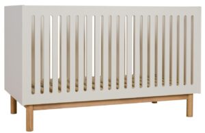 Béžová dětská postýlka Quax Mood 70 x 140 cm