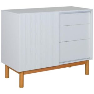 Bílá přebalovací komoda Quax Mood 110 x 52 cm