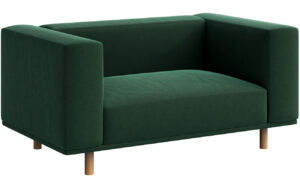 Ame Yens Sametová pohovka Kukumo 160 cm