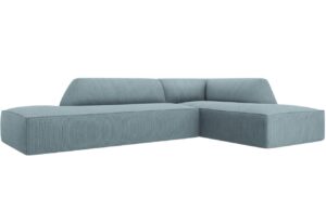 Micadoni Manšestrová rohová pohovka Ruby 273 cm