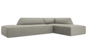 Micadoni Manšestrová rohová pohovka Ruby 273 cm