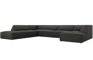 Micadoni Manšestrová rohová pohovka Ruby 366 cm