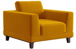 Windsor & Co Sametové křeslo Leon