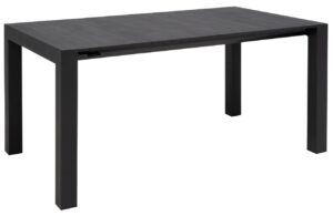 Antracitový hliníkový rozkládací zahradní stůl No.111 Mindo 162/199 x 90 cm