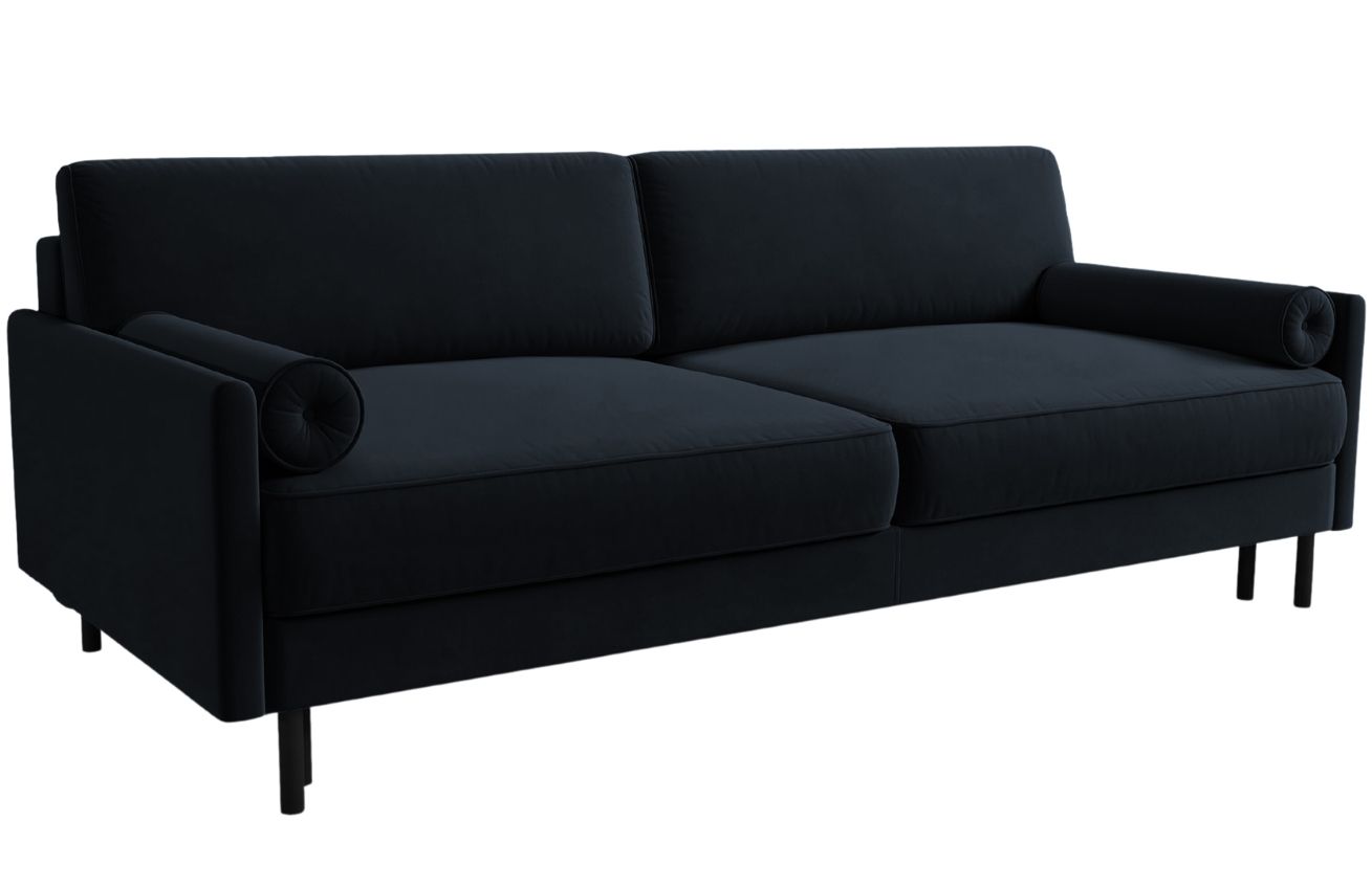 Micadoni Sametová rozkládací pohovka Scott 212 cm