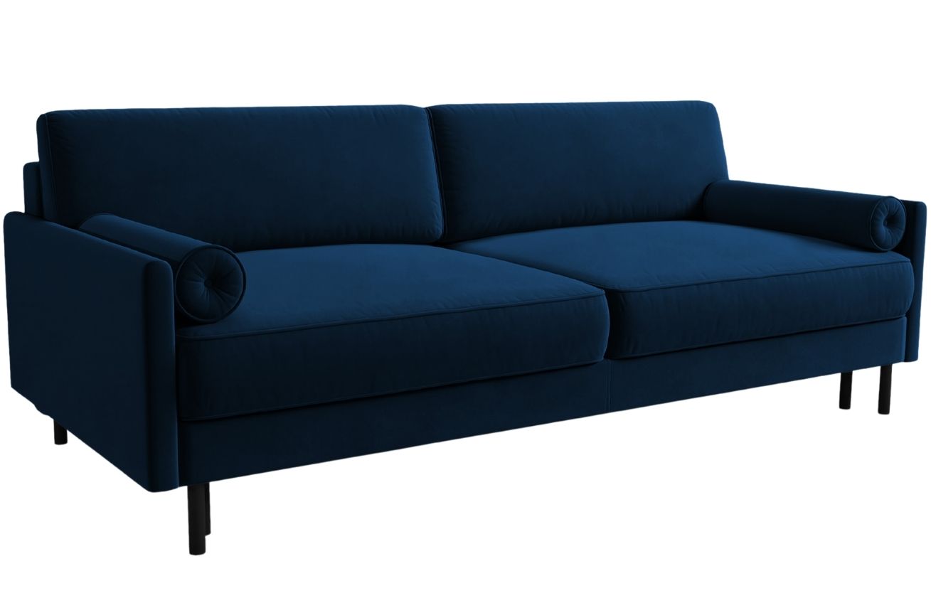 Micadoni Sametová rozkládací pohovka Scott 212 cm