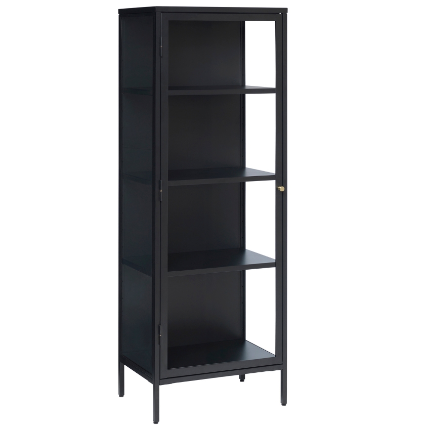 Unique Furniture Kovová vitrína Carmel 160 x 58 cm