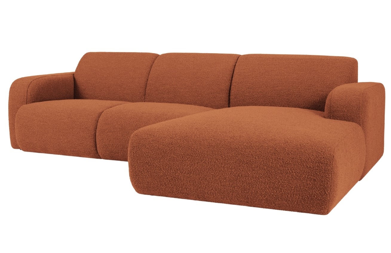 Windsor & Co Bouclé rohová pohovka Lola 250 cm
