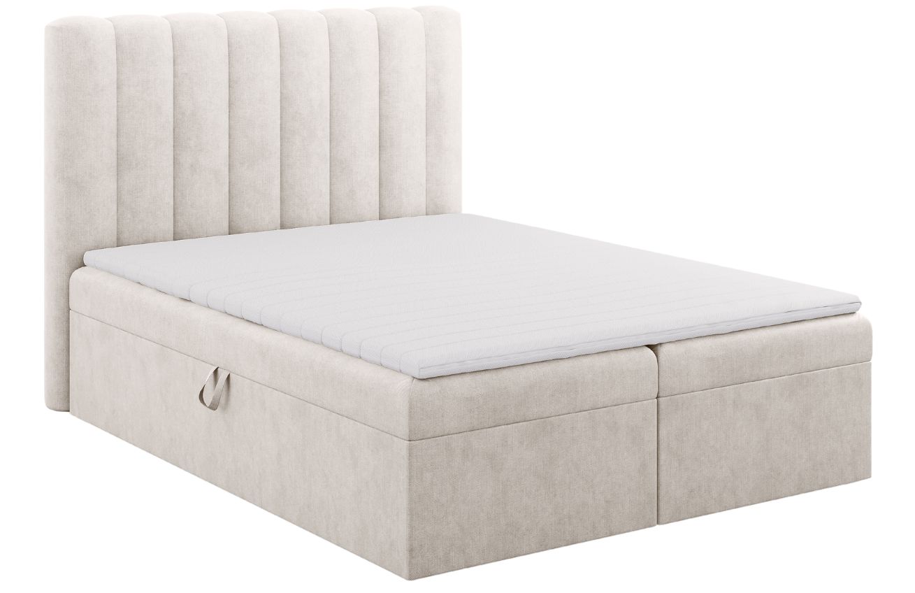 Micadoni Boxspring postel Kelp 180 x 200 cm