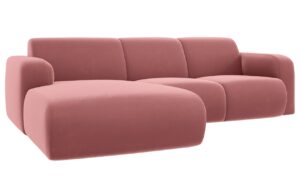 Windsor & Co Sametová rohová pohovka Lola 250 cm