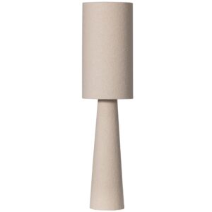 WOOOD Béžová bouclé stojací lampa Lofa 90 cm