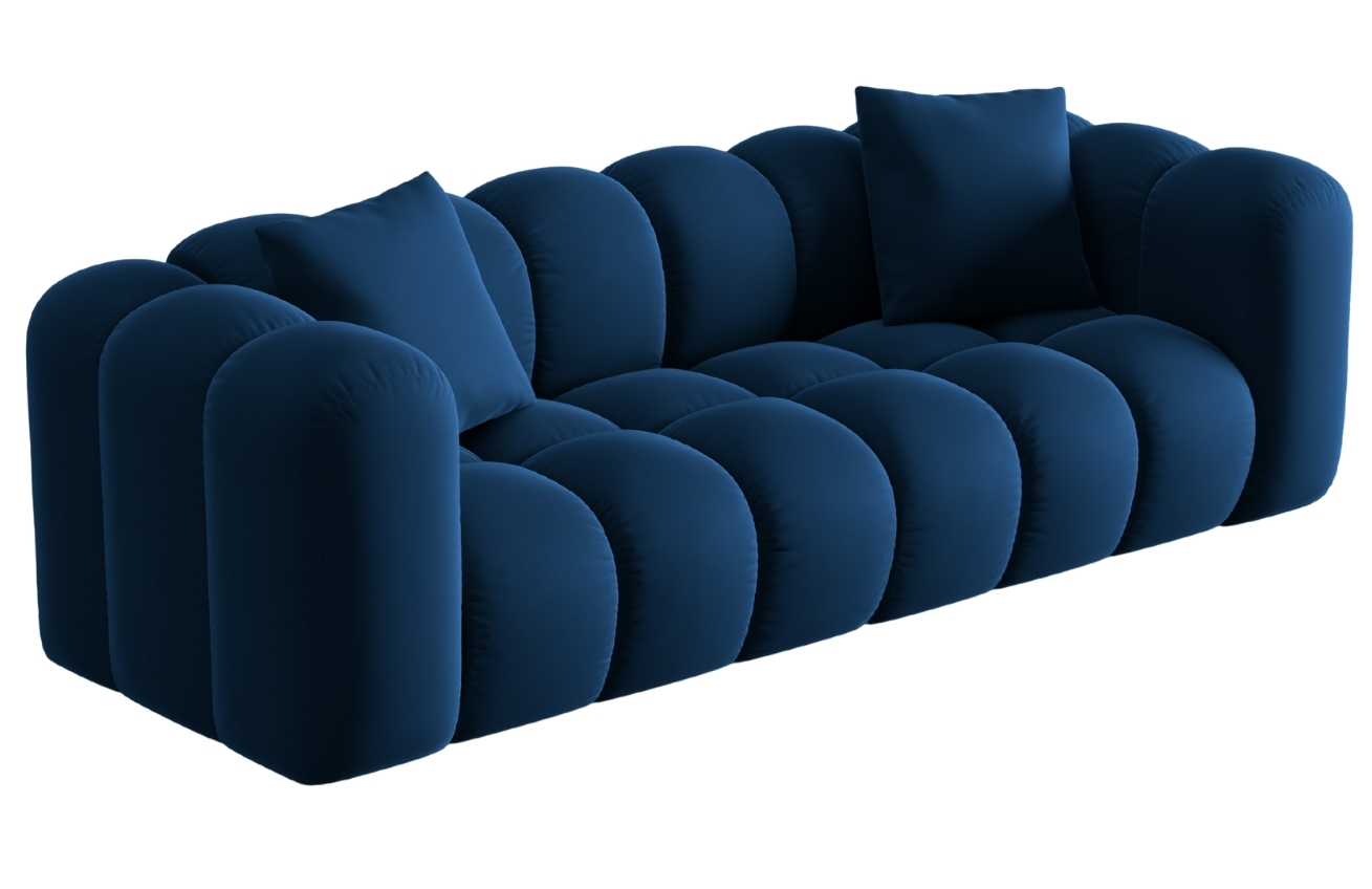 Windsor & Co Sametová pohovka Halley 242 cm