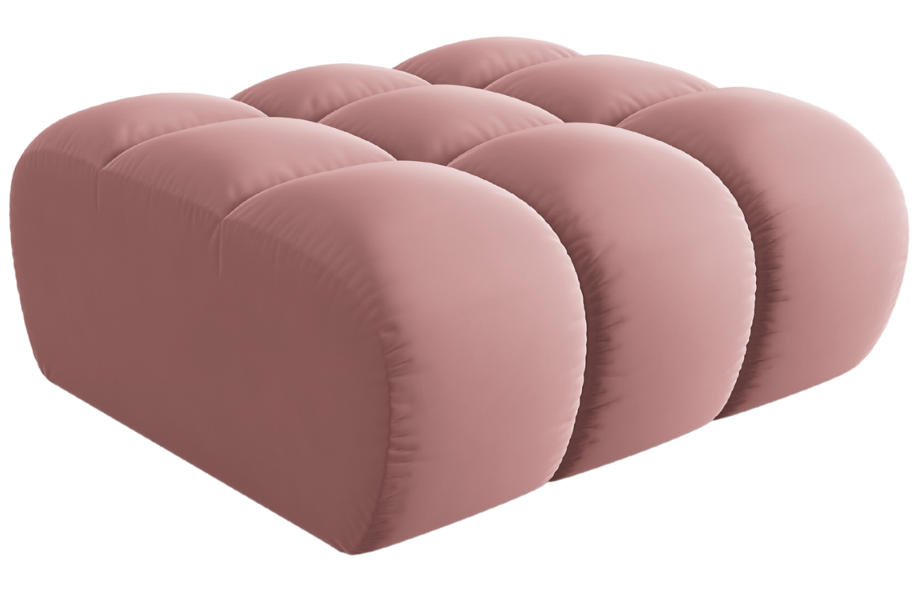 Windsor & Co Sametová podnožka Halley 94 x 94 cm