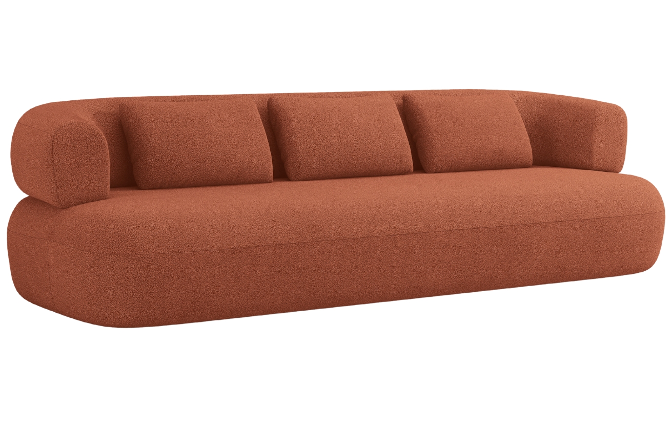 Windsor & Co Bouclé pohovka Aldrin 226 cm