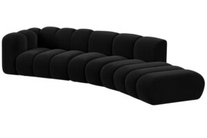 Micadoni Sametová pohovka Lupine 335 cm