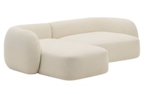 Kave Home Béžová rohová pohovka Martina 287 cm