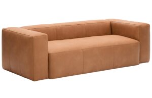 Kave Home Kožená pohovka Blok 240 cm