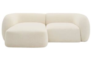 Kave Home Béžová rohová pohovka Martina 230 cm