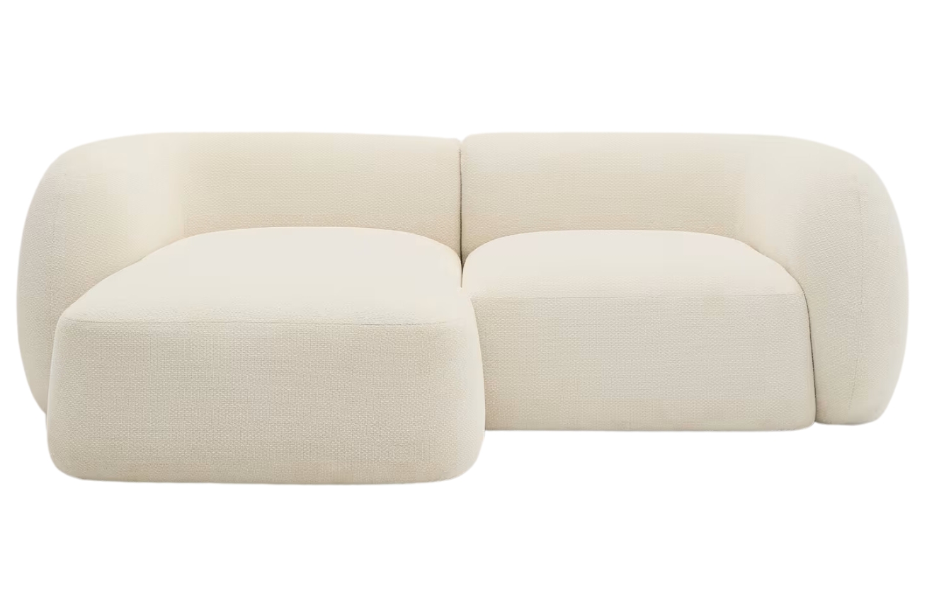 Kave Home Béžová rohová pohovka Martina 230 cm