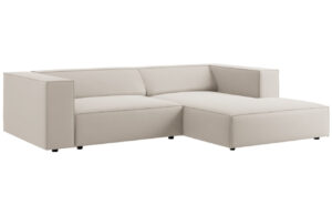 Cosmopolitan Design Sametová rohová pohovka Arendal 224 cm