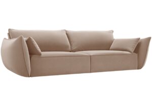 Micadoni Sametová pohovka Kaelle 208 cm