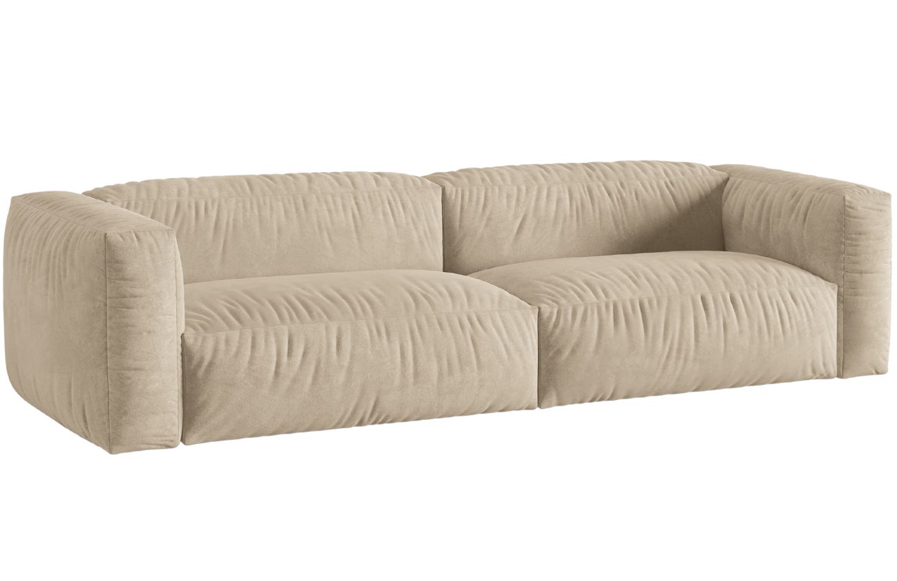 Micadoni Sametová pohovka Martina 320 cm