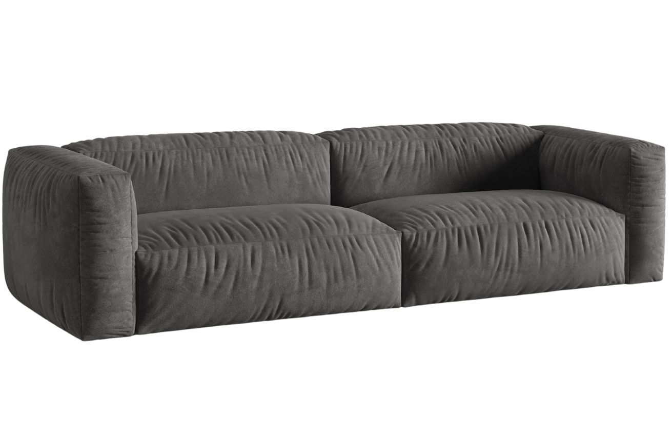 Micadoni Sametová pohovka Martina 320 cm