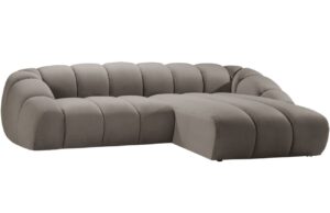 Micadoni Sametová rohová pohovka Diana 334 cm