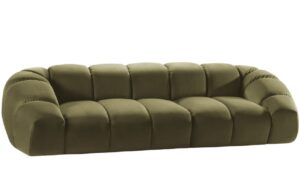 Micadoni Sametová pohovka Diana 294 cm