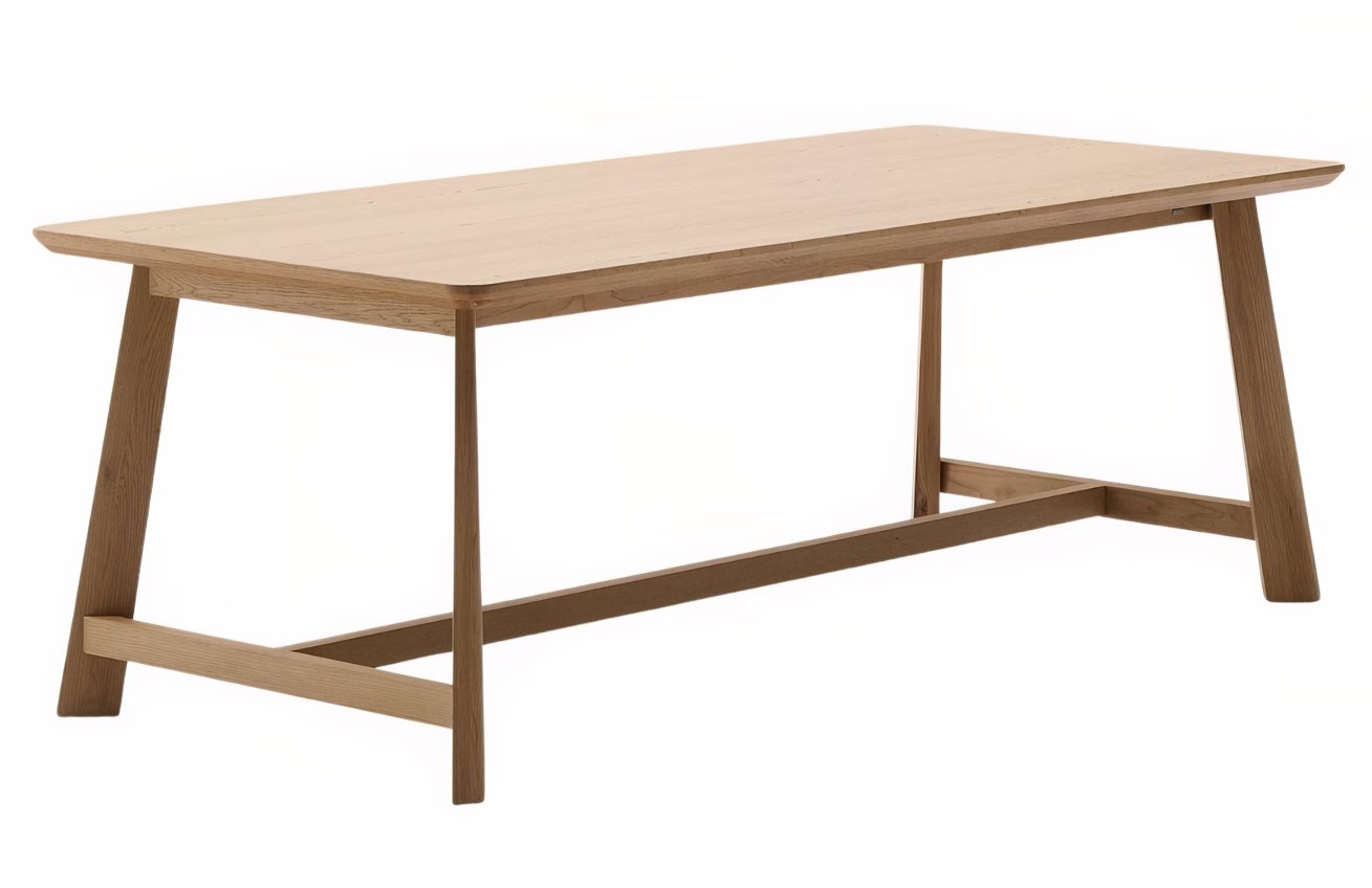 Dubový jídelní stůl Kave Home Idun 220 x 100 cm