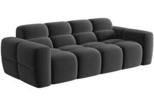 Micadoni Sametová pohovka Lisa 216 cm