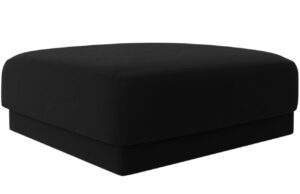 Micadoni Sametový taburet Miley 90 x 90 cm