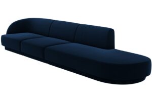 Micadoni Sametová pohovka Miley 323 cm