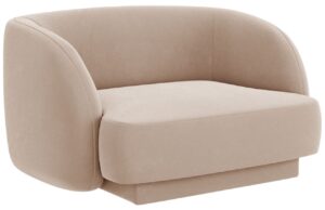 Micadoni Sametové křeslo Miley