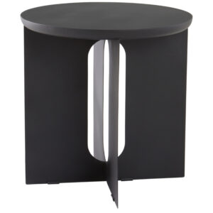 Jotex Černý kovový odkládací stolek THUSIS 51 cm