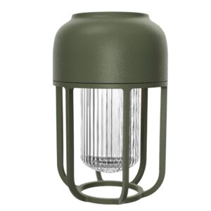 Houe Zelená kovová solární LED lampa Light No. 1