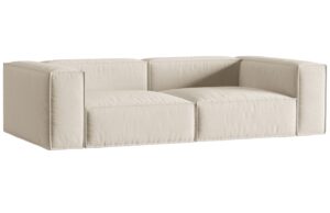 Micadoni Sametová pohovka Nuria 250 cm