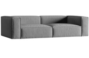 Micadoni Sametová pohovka Nuria 290 cm