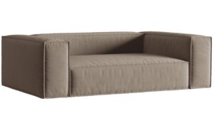 Micadoni Sametová pohovka Nuria 210 cm