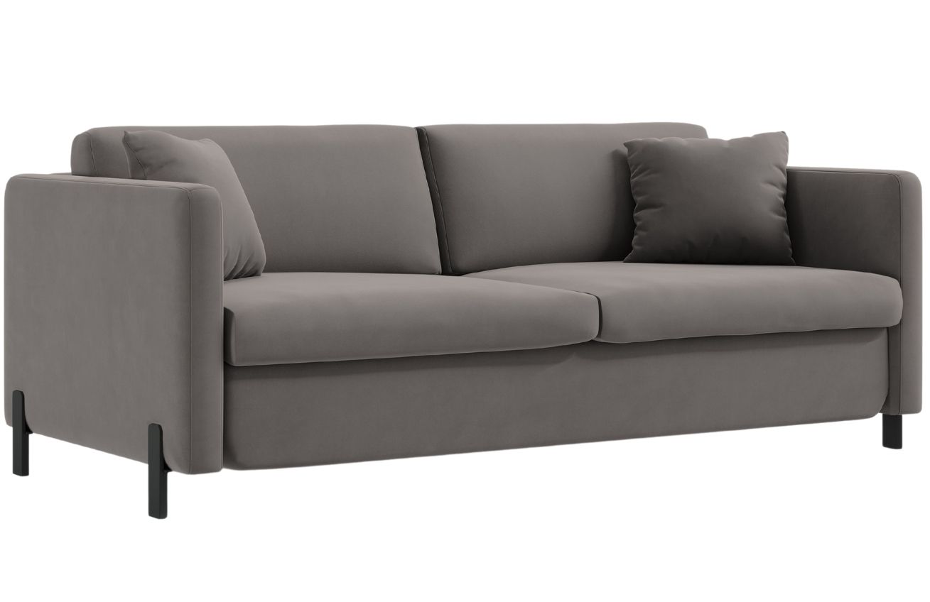 Micadoni Sametová rozkládací pohovka Gloria 182 cm