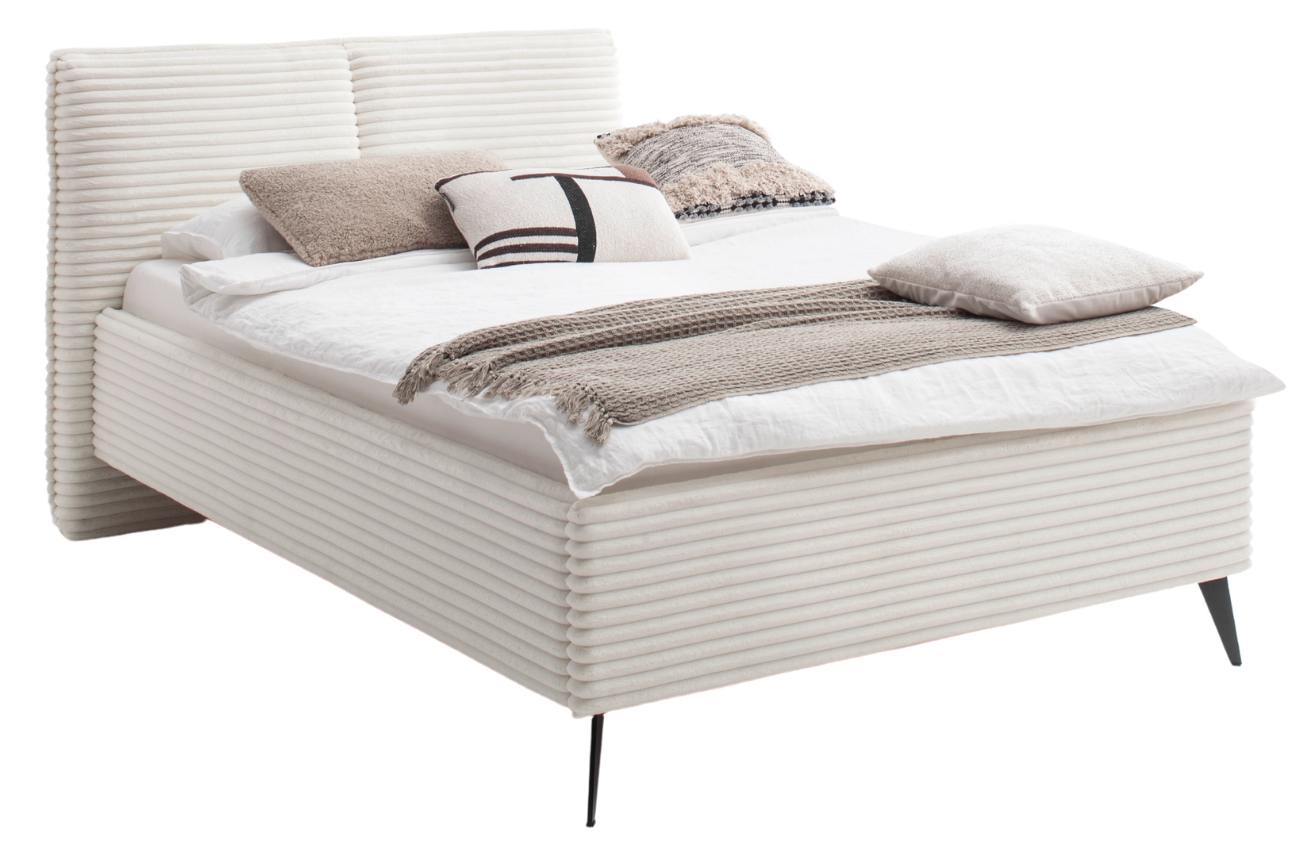 Meise Möbel Manšestrová postel Matera 140 x 200 cm s úložným prostorem