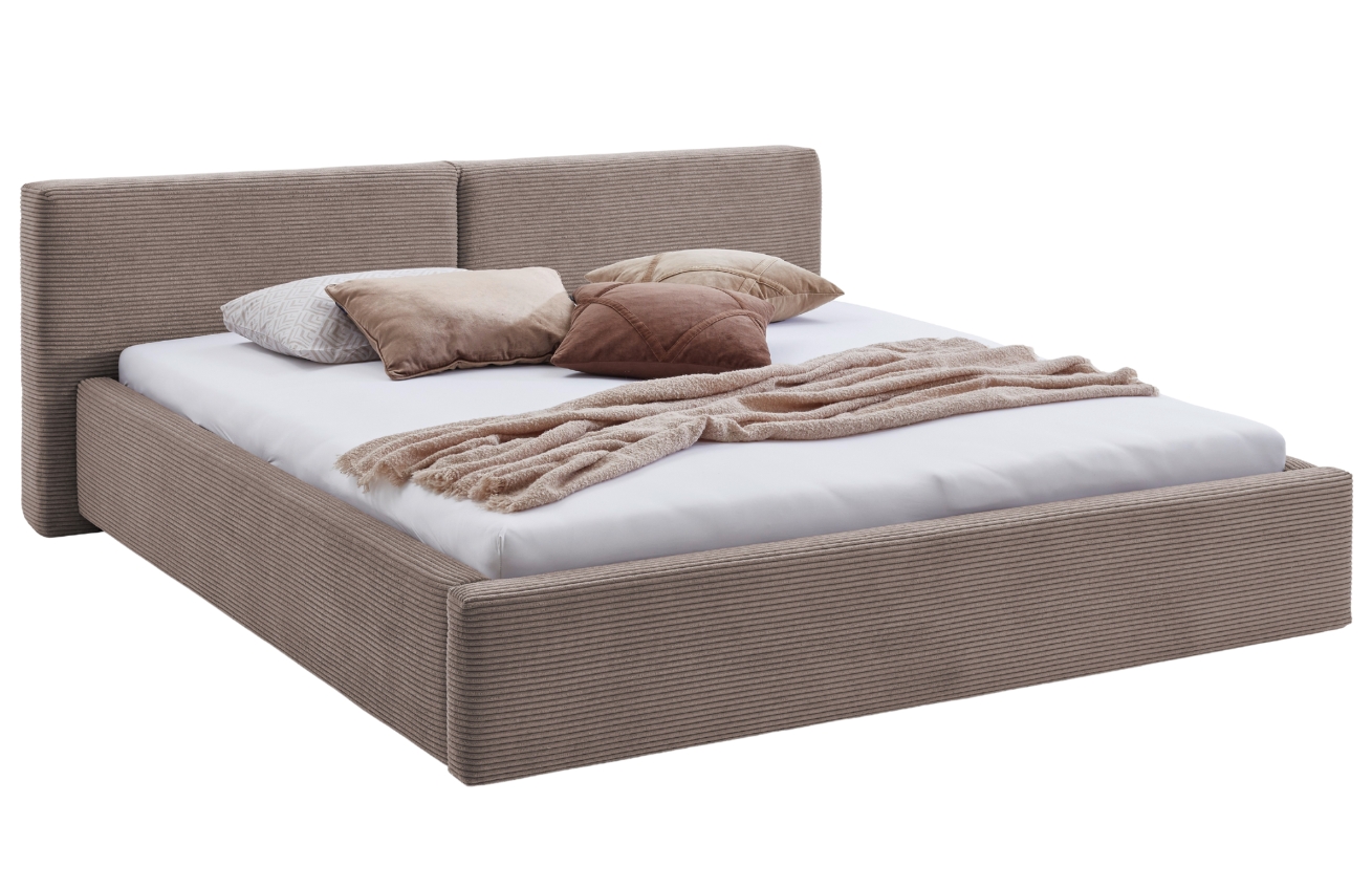 Meise Möbel Manšestrová postel Cube 160 x 200 cm