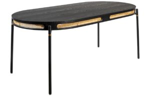 Bold Monkey Dřevěný jídelní stůl DON'T STOP THE WEBBING 180 x 90 cm