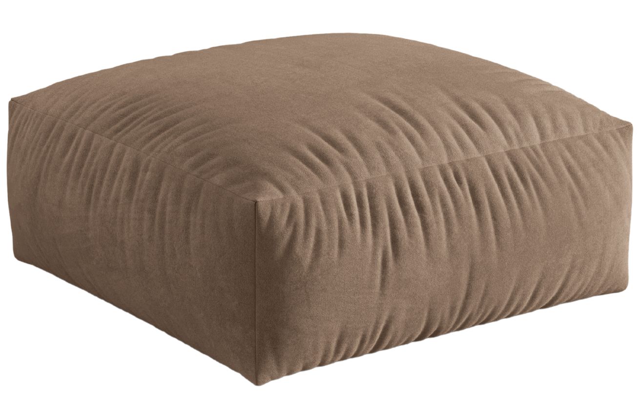 Micadoni Sametová podnožka Martina 106 x 106 cm